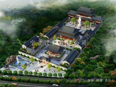 昆山寺院古建规划设计-药师禅寺